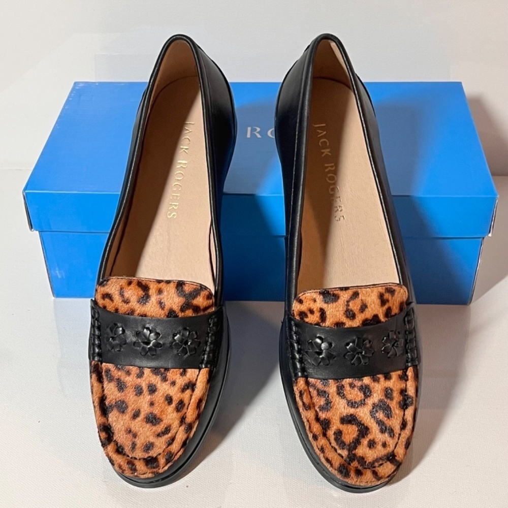 Jack Rogers Remy Haircalf Slip-On Loafers - Picture 5 of 8